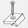 Clip mit Schraube Clip mit Schraube